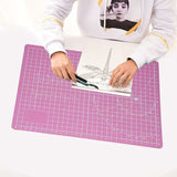 Darrahopens Home & Garden > Hobbies > Arts & Crafts Self-Healing Cutting Mat for Fabric Quilting Sewing and Scrapbooking Pink