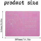 Darrahopens Home & Garden > Hobbies > Arts & Crafts Self-Healing Cutting Mat for Fabric Quilting Sewing and Scrapbooking Pink