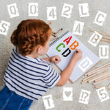 Darrahopens Home & Garden > Hobbies > Arts & Crafts Stencils for letters and numbers, capital letters, alphabet stencils