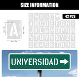 Darrahopens Home & Garden > Hobbies > Arts & Crafts Stencils for letters and numbers, capital letters, alphabet stencils