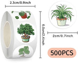 Darrahopens Home & Garden > Hobbies > Arts & Crafts Stickers - 500 sheets - Journaling stickers - Plant stickers - 14 sheets of reusable green stickers with plant curls
