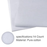 Darrahopens Home & Garden > Hobbies > Arts & Crafts White Aida Fabric - 14 Count High Quality Cotton Embroidery Fabric for Frames