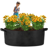 Darrahopens Home & Garden > Home & Garden Others 1 Pack 100 Gallon 100cm 50cm Grow Bag Heavy Duty Thickened Plant Pots with Handles for Farming Gardening Tree