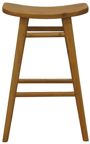 Darrahopens Home & Garden > Home & Garden Others Aria Oval Solid Timber Counter Stool (Caramel)