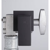 Darrahopens Home & Garden > Home & Garden Others Bathroom Shower Bath Hot and Cold Square Mixer WATERMARK Certified in Black