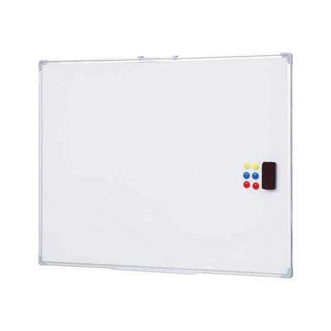 Darrahopens Home & Garden > Home & Garden Others Magnetic Whiteboard 90x120cm Erase Board Marker Eraser Tray Home Office School
