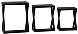 Darrahopens Home & Garden > Home & Garden Others Manhattan Nest of Tables - Set of 3 (Black)