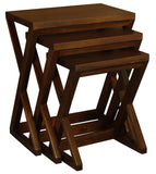 Darrahopens Home & Garden > Home & Garden Others Manhattan Nest of Tables - Set of 3 (Mahogany)