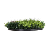 darrahopens Home & Garden > Home & Garden Others Slimline Artificial Green Wall Disc Art 100cm Green Field UV Resistant (Black)