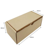 Darrahopens Home & Garden > Home Office Accessories 50x Mailing Box 190x100x80 Postal Brown Cardboard Small Diecut Shipping Carton