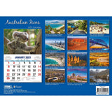 Darrahopens Home & Garden > Home Office Accessories Australian Icons – 2023 Rectangle Wall Calendar 16 Months Planner New Year Gift