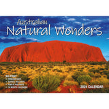 Darrahopens Home & Garden > Home Office Accessories Australian Natural Wonders 2024 Rectangle Wall Calendar 16 Months Planner Photos