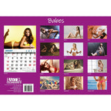 Darrahopens Home & Garden > Home Office Accessories Babes 2024 Rectangle Wall Calendar 16 Months Planner Gorgeous Women Photos Gift