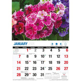 Darrahopens Home & Garden > Home Office Accessories Beautiful Flowers - 2024 Rectangle Wall Calendar 16 Months Floral Art Home Decor