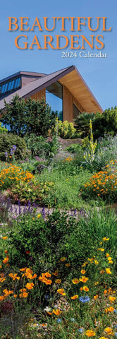 Darrahopens Home & Garden > Home Office Accessories Beautiful Gardens 2024 Slimline Slim Wall Calendar Hanging Planner New Year Gift