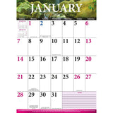 Darrahopens Home & Garden > Home Office Accessories Big Grid - 2024 Rectangle Wall Calendar 13 Months Large Date Boxes Easy Planning