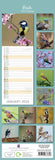 Darrahopens Home & Garden > Home Office Accessories Birds - 2024 Slimline Slim Wall Calendar Hanging Planner New Year Gift