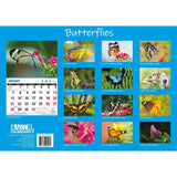 Darrahopens Home & Garden > Home Office Accessories Butterflies - 2024 Rectangle Wall Calendar 16 Months Colorful Butterfly Photos