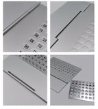 Darrahopens Home & Garden > Home Office Accessories > Calendars, Organisers & Planners 2-PCS Ultra-Thin Metal Desk Calendar – Durable Aluminum Perpetual Calendar for Office or Home Use in Australia