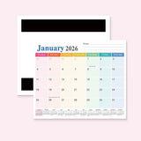 Darrahopens Home & Garden > Home Office Accessories > Calendars, Organisers & Planners 2026-2027 Magnetic Fridge Calendar - Agenda Calendar 2026 - Agenda Calendar 2026 - Calendar 2026 Weekly Calendar - 18 Month Planning Board (Jan 2026 - Jun 2027) - Large Size 30x25 cm - Sustainable Paper