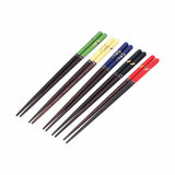 Darrahopens Home & Garden > Home Office Accessories > Calendars, Organisers & Planners 5 Pairs Chopsticks Wood Reusable Butterfly Flower Printing Gift Box Pointed Chopsticks for Restaurant Hotel In Australia - Darrahopens