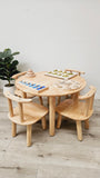 Darrahopens Home & Garden > Home Office Accessories > Calendars, Organisers & Planners A Round table and 4 chairs