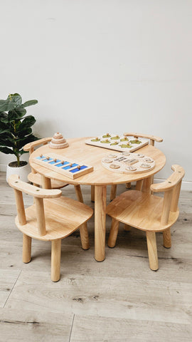 Darrahopens Home & Garden > Home Office Accessories > Calendars, Organisers & Planners A Round table and 4 chairs