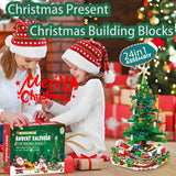 Darrahopens Home & Garden > Home Office Accessories > Calendars, Organisers & Planners Advent Calendar Christmas Tree Building Blocks Toy Set with Warm light,24 Days Countdown Calendar Blocks for Christmas Tree,24 in 1 Vacation Advent Calendar Blocks,Christmas Gift for Kid Adult