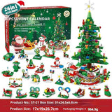 Darrahopens Home & Garden > Home Office Accessories > Calendars, Organisers & Planners Advent Calendar Christmas Tree Building Blocks Toy Set with Warm light,24 Days Countdown Calendar Blocks for Christmas Tree,24 in 1 Vacation Advent Calendar Blocks,Christmas Gift for Kid Adult