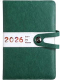 Darrahopens Home & Garden > Home Office Accessories > Calendars, Organisers & Planners Agenda 2026 adults - Planner - Journal - Organizer - Business - Texture - PU material - A5 format - Vegetable