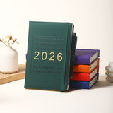 Darrahopens Home & Garden > Home Office Accessories > Calendars, Organisers & Planners Agenda 2026 - Daily Agenda & Planner - A5 Format - 365 Day Overview - Hardcover - [Red]