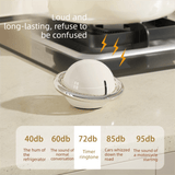 Darrahopens Home & Garden > Home Office Accessories > Calendars, Organisers & Planners Beige Retro Planet Mechanical Kitchen Timer Magnetic Countdown Clock Battery-Free Metal Core Loud Alarm for Cooking Study