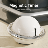 Darrahopens Home & Garden > Home Office Accessories > Calendars, Organisers & Planners Beige Retro Planet Mechanical Kitchen Timer Magnetic Countdown Clock Battery-Free Metal Core Loud Alarm for Cooking Study