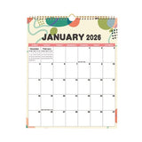 Darrahopens Home & Garden > Home Office Accessories > Calendars, Organisers & Planners Calendar 2026 - Hangable 12 Months - Calendar - With wire-o-binding - Yearly calendar - Monthly planner - Wall calendar - 37 x 30cm - Abstract patterns