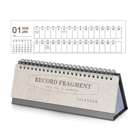 Darrahopens Home & Garden > Home Office Accessories > Calendars, Organisers & Planners Calendar 2026 - Minimalist English Desk Calendar - Office Calendar - Desk Decoration - Style A