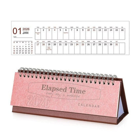 Darrahopens Home & Garden > Home Office Accessories > Calendars, Organisers & Planners Calendar 2026 - Minimalist English Desk Calendar - Office Calendar - Desk Decoration - Style B