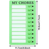Darrahopens Home & Garden > Home Office Accessories > Calendars, Organisers & Planners Checklist Board 3 pcs Plastic Daily Schedule To Do List Memo Chore Chart Slider Portable