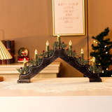Darrahopens Home & Garden > Home Office Accessories > Calendars, Organisers & Planners Christmas Holder Festival Decoration Holiday Table LED Window Decorations Battery and USB Powered Power Supply 2pcs In Australia - Darrahopens