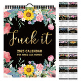Darrahopens Home & Garden > Home Office Accessories > Calendars, Organisers & Planners Exhausted women 2026 Wall Calendar 28.5 x 21 cm – Funny and Inspirational Designs for Home, Office, or Gift in Australia