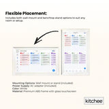 Darrahopens Home & Garden > Home Office Accessories > Calendars, Organisers & Planners Kitchee Digital Calendar Smart Family Planner - 39.5cm Touchscreen Display White