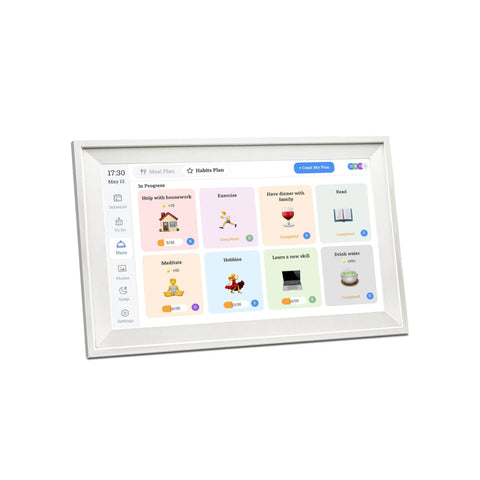 Darrahopens Home & Garden > Home Office Accessories > Calendars, Organisers & Planners Kitchee Digital Calendar Smart Family Planner - 39.5cm Touchscreen Display White