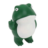 Darrahopens Home & Garden > Home Office Accessories > Calendars, Organisers & Planners Rebellious Frog Figurine Middle Finger Frog Resin Ornament Frog Craft Decoration Sculpture for Home Office Desktop In Australia - Darrahopens