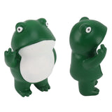 Darrahopens Home & Garden > Home Office Accessories > Calendars, Organisers & Planners Rebellious Frog Figurine Middle Finger Frog Resin Ornament Frog Craft Decoration Sculpture for Home Office Desktop In Australia - Darrahopens