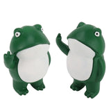 Darrahopens Home & Garden > Home Office Accessories > Calendars, Organisers & Planners Rebellious Frog Figurine Middle Finger Frog Resin Ornament Frog Craft Decoration Sculpture for Home Office Desktop In Australia - Darrahopens