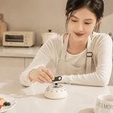 Darrahopens Home & Garden > Home Office Accessories > Calendars, Organisers & Planners White 60-Minute Magnetic Mechanical Kitchen Timer Countdown Clock for Cooking, Study, Productivity and Time Management