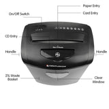 Darrahopens Home & Garden > Home Office Accessories Centurion Office Combo Paper Shredder 21l Cross Cut 10 Sheets Cds Credit Cards