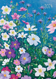 Darrahopens Home & Garden > Home Office Accessories Cosmos - 2024 A5 Padded Cover Diary Premium Planner Book Christmas New Year Gift