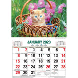 Darrahopens Home & Garden > Home Office Accessories Cute Cats 2023 Rectangle Wall Calendar 16 Months Planner New Year Christmas Gift