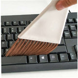Darrahopens Home & Garden > Home Office Accessories > Desk Accessories 1Set Mini Dustpan Brush Sets, Cleaning Brush For Table, Desk, Countertop, Keyboard, Car, Camping (Beige)