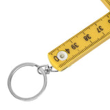 Darrahopens Home & Garden > Home Office Accessories > Desk Accessories 2Pcs ABS Folding Ruler Portable 0.5m Foldable Ruler with Key Ring for Carpentry Laying TilesYellow In Australia - Darrahopens